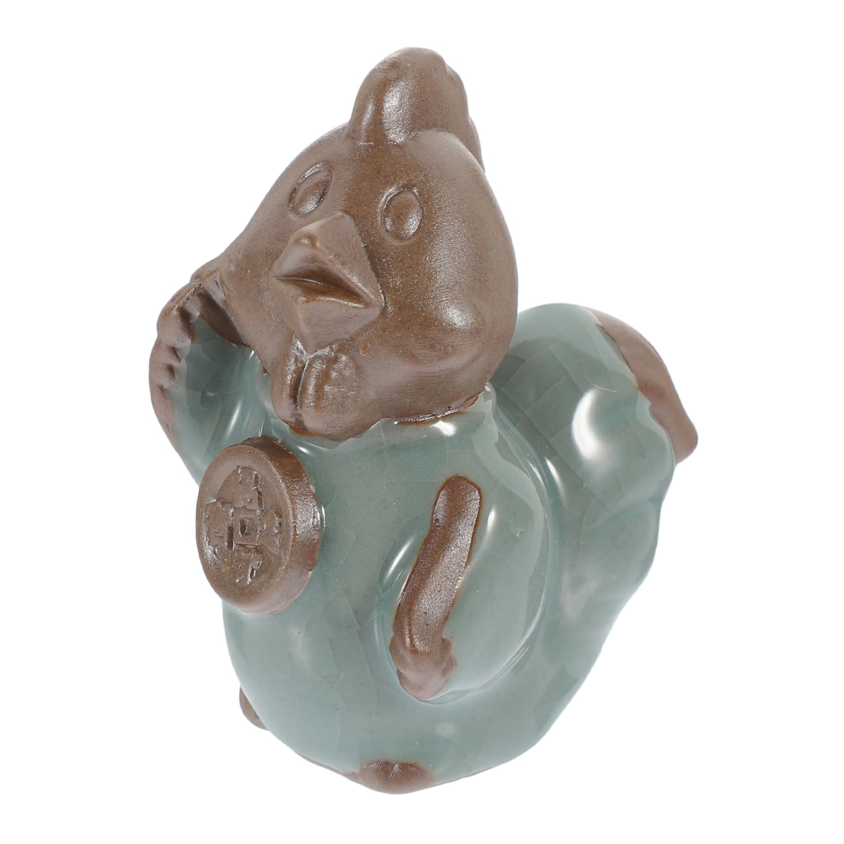 1 Pezzo di Forno per Sala da Pranzo, Decorazione per vasi di Fiori, Ornamenti in Ceramica per Animali Domestici, Decorazioni per la tavola, Ceramica, Marrone