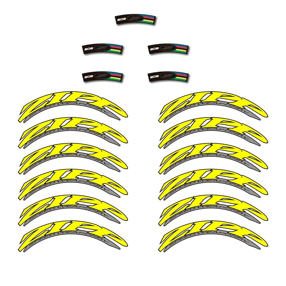 Adesivi compatibili con cerchi bici Zipp uci 808 80mm