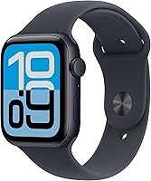 Apple Watch SE 3 GPS 44mm Midnight Aluminum Smartwatch - Sleep Apnea Alerts, Fast Charging, Always-On Display, Fitness Tracker
