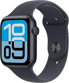 Apple Watch SE 3 GPS 44mm with Midnight Aluminum Case and Midnight Sport Band