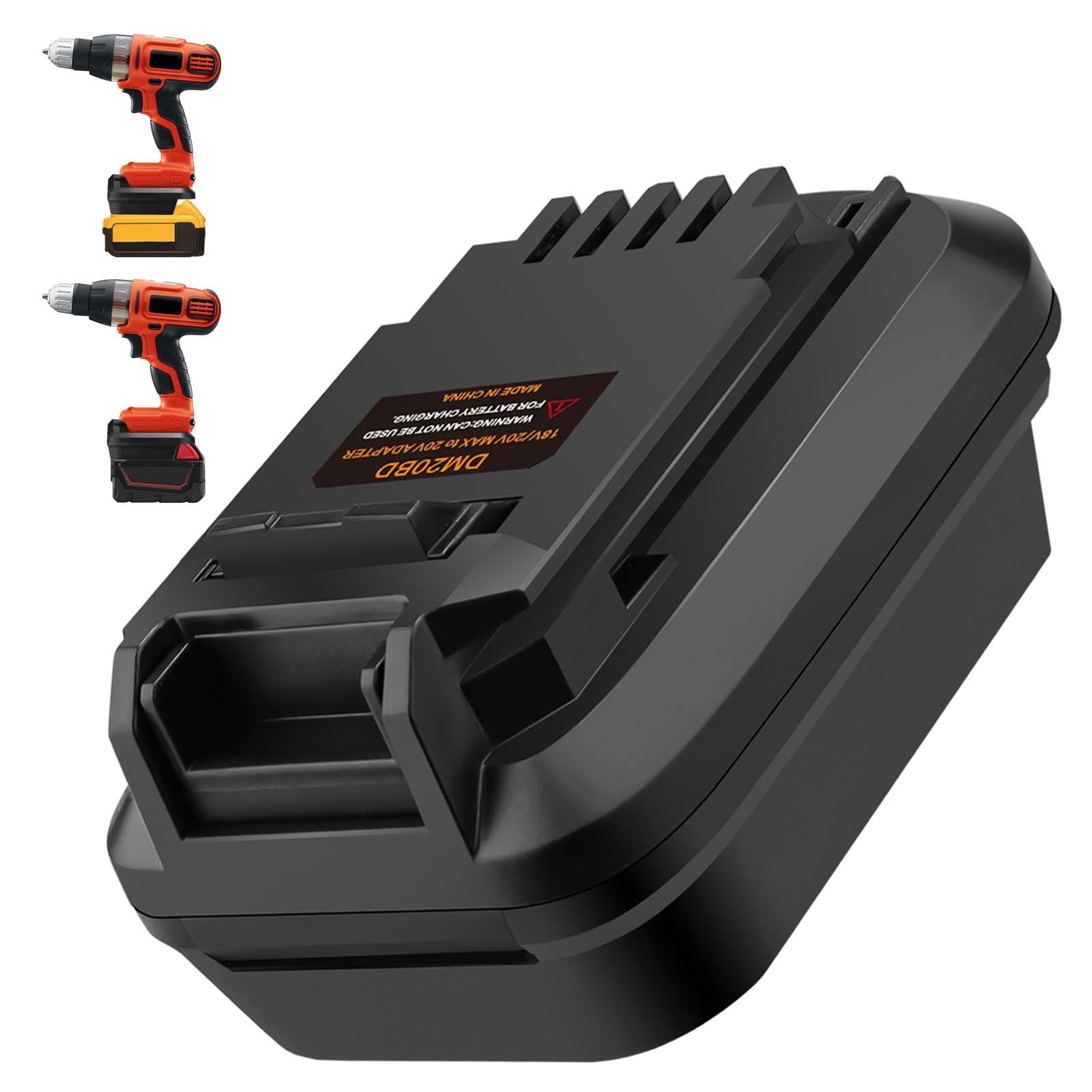 Y*T様 DEVISE WORKS ON THE X-TAGE BLACK Amazon.com: DEWDYS for DeWalt 20V & for Milwaukee M18 18V to for