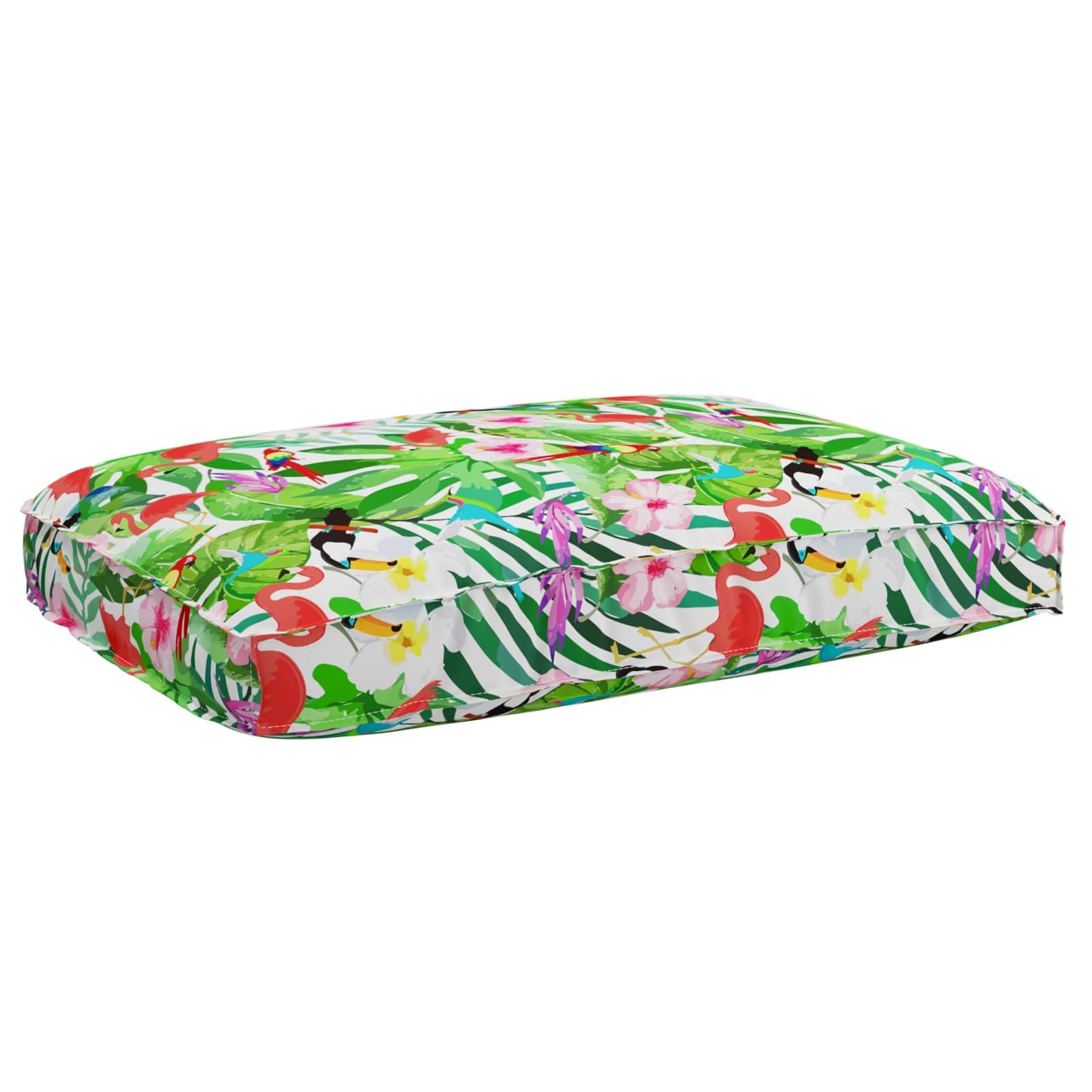 Coussin de sol résistant aux intempéries 120x80 pour mobilier palette et jardin
