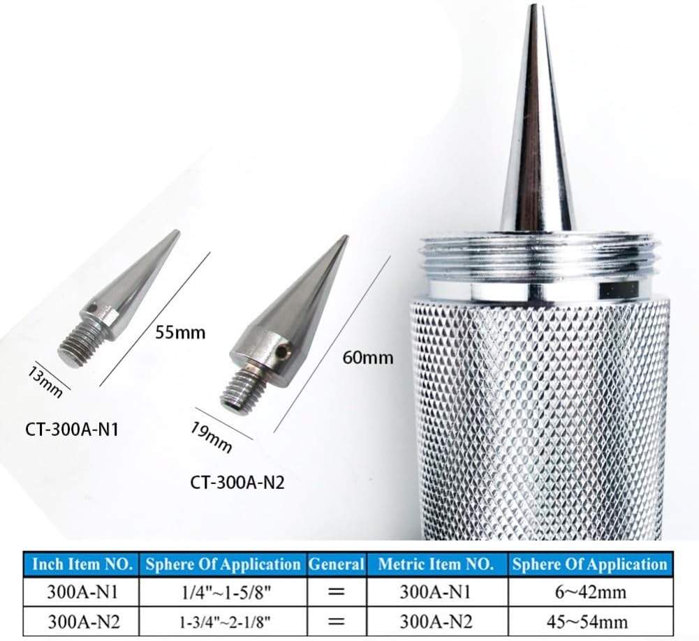 Manual Hydraulic Tube Expander with Tapered Mandrel & Steel Pipes, 10–54 mm Range, Alloy Steel Construction, Silver Finish(55mm)