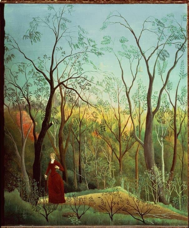 Oeuvre d'impression Wall Art Henri Rousseau décoration murale 60x90