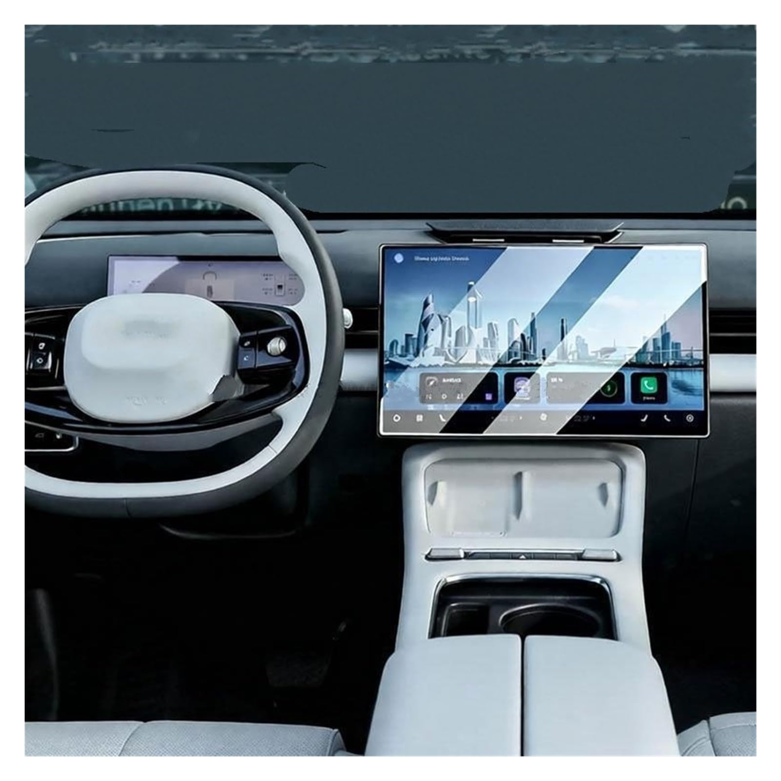 Auto GPS Proteggi Schermo Pellicola Proteggi Schermo Vetro Temperato 15.6 Pollici Centro Navigazione GPS Touch Strumento 8.8 Per OMODA 7 C7 2025 2026 Protettiva Schermo GPS