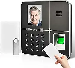 Relógios De Ponto Com Impressão Digital Para Funcionários, Máquina De Atendimento 4 Em 1 Com Impressão Digital, Rosto, RFID E Senha, Relógio Com Carimbo De Funcionário, Sem Mensalidade, Para Escri