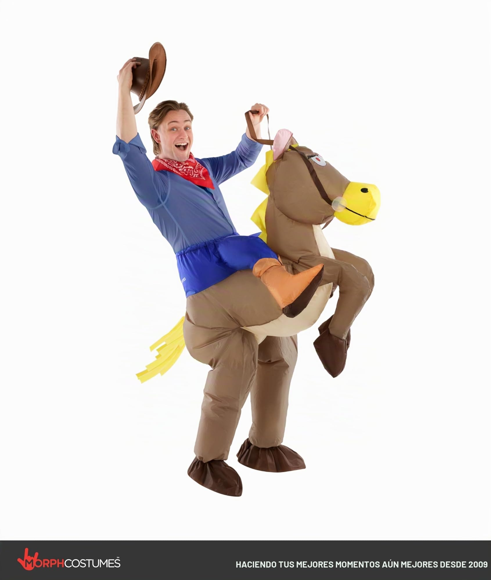 Paseo Adulto En Disfraz Inflable De Caballo Disfrazarse Para Mujer Y Hombre , color/modelo surtido