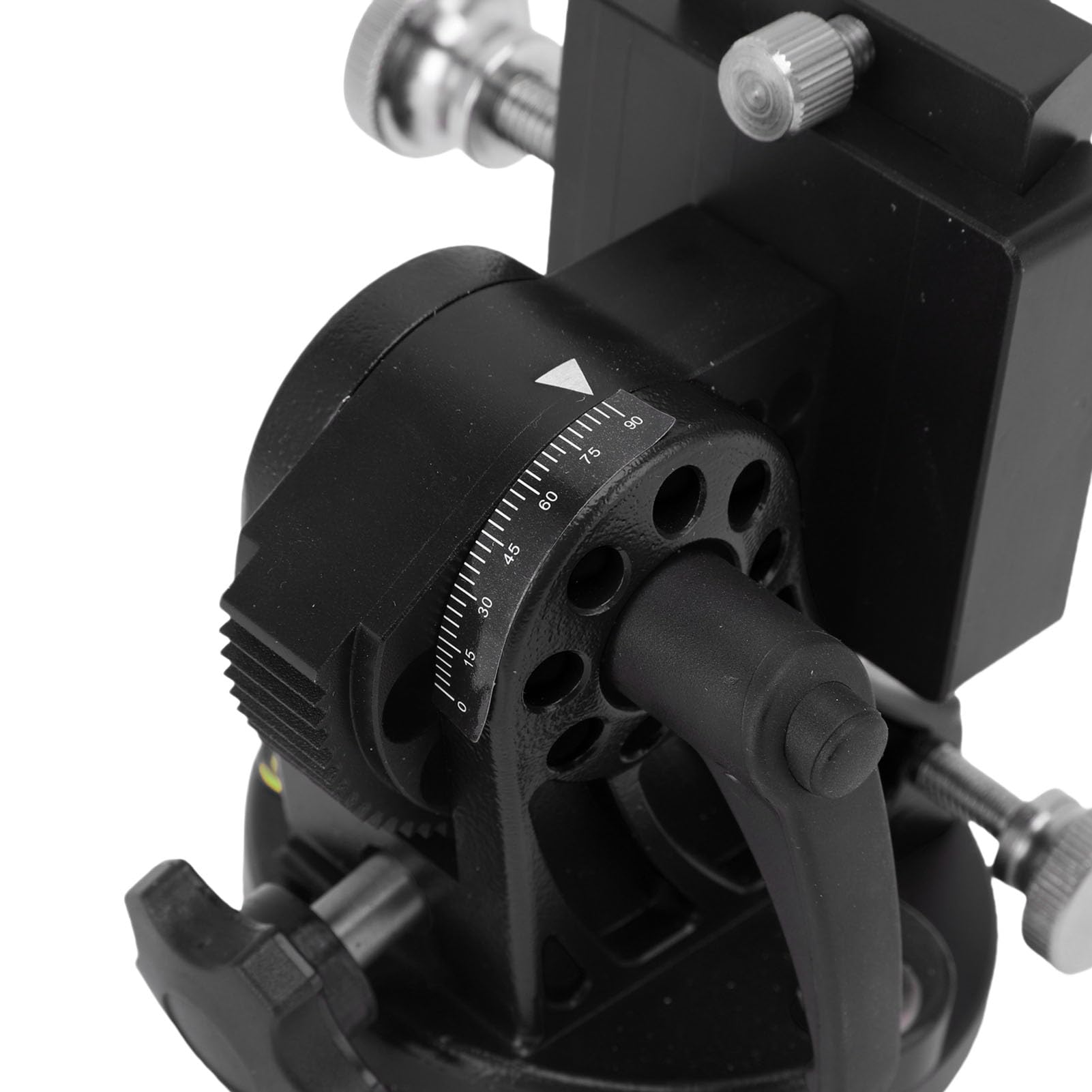 Base de Ajuste de Latitud para Skywatcher Astron Base de Ajuste de Latitud para Telescopio Astronómico Skywatcher Montaje de 0 a 90 Grados con Rosca de 3/8 de Pulgada de de Skyw (Todo Negro)
