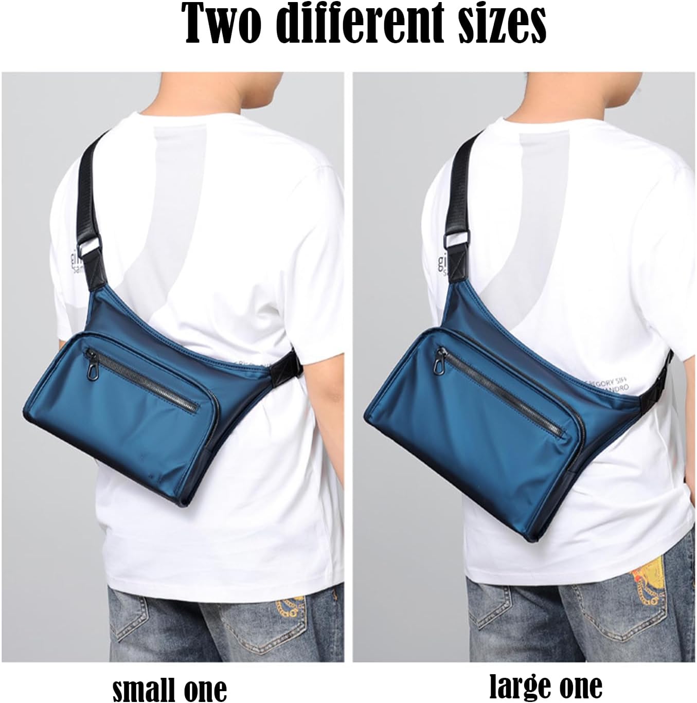 Sling Backpack Crossbody Sling Bag Shoulder Bag for Women Men, Travel Hiking Adjustable Chest Bag Casual Daypack - Image 2
