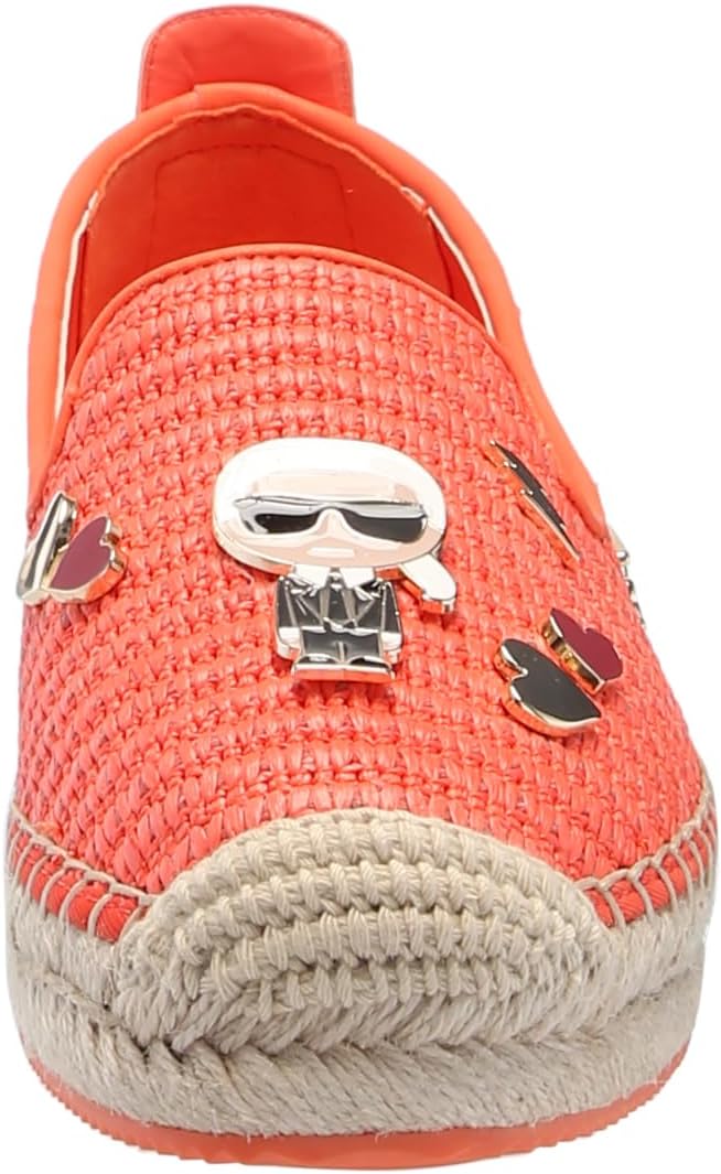 Karl Lagerfeld Women's Michaela Slip On Espadrille Sandal with Pins - Image 2