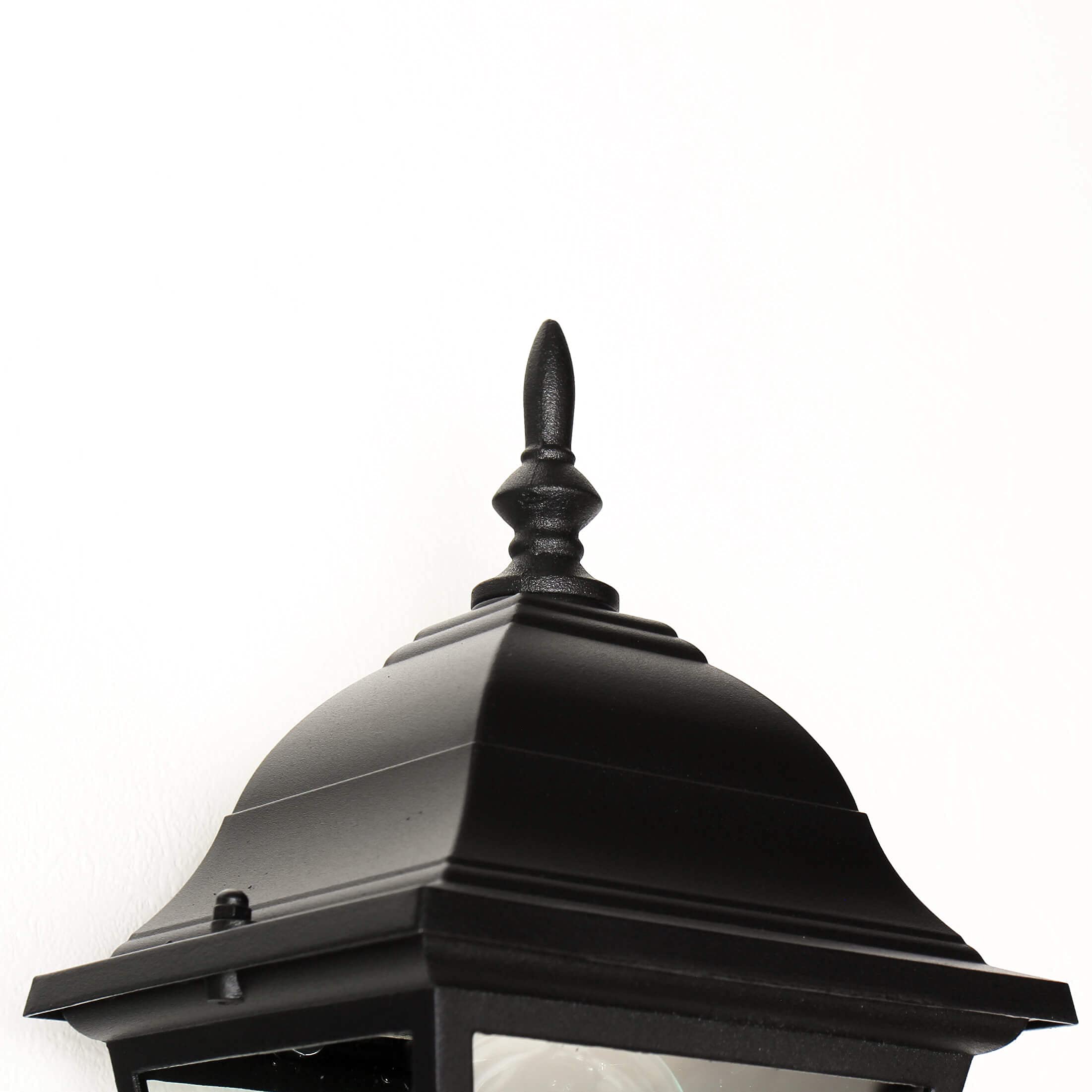 Lanterna rustica da esterno Tirol antica stile retrò nera impermeabile IP44 E27 ideale per: cortile luce illuminazione ingresso giardino