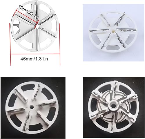 Miniatura 3 de NentMent Paquete de 5 cuchillas de repuesto para eliminar pelusas, diámetro de 1.81 x 0.75 pulgadas de alto, piezas de reparación de cuchillas de