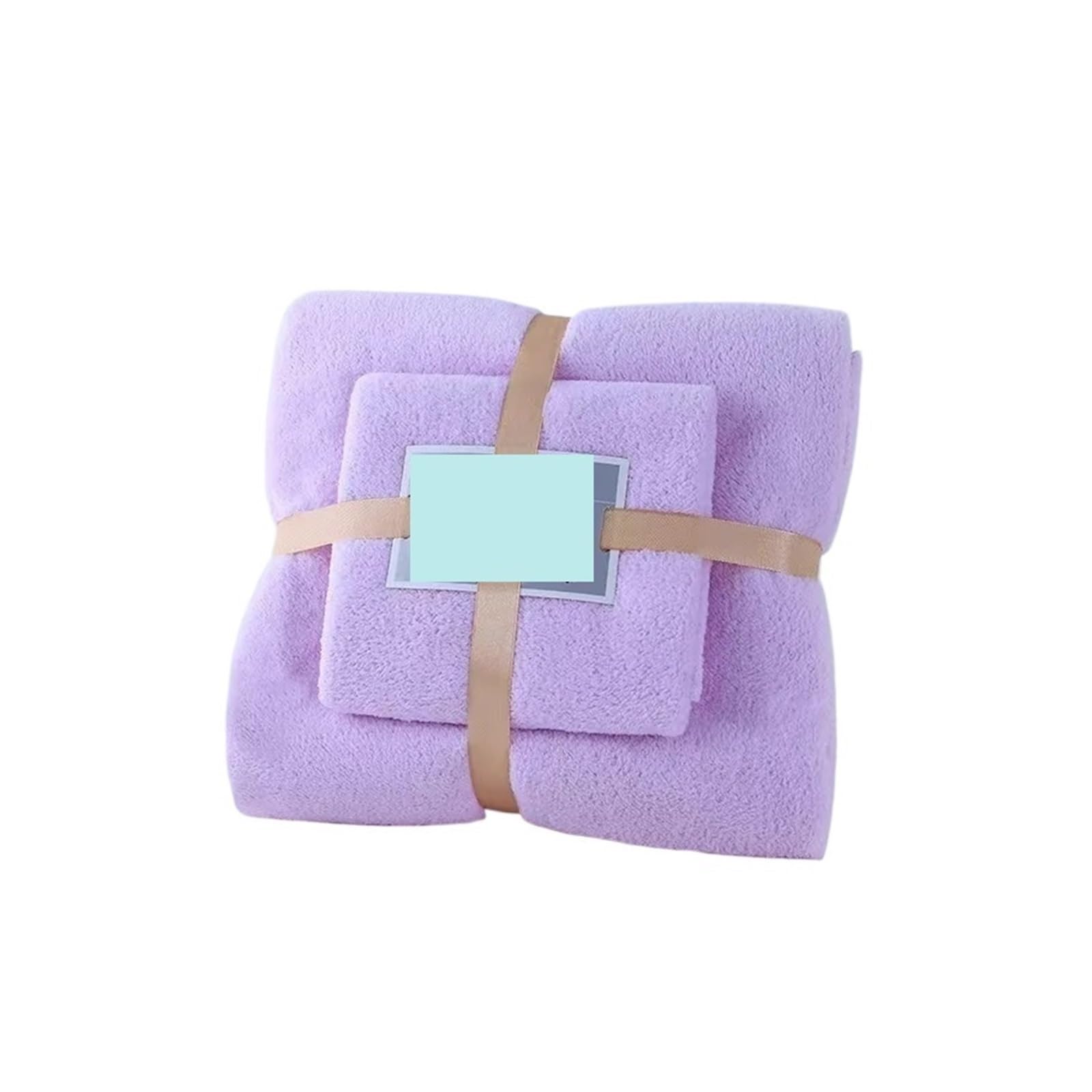 ZYAYNG 2-Piece Bath Towel Set Ultra Soft, High Absorbency Quick-Drying Coral Fleece For Bathroom(Color2)