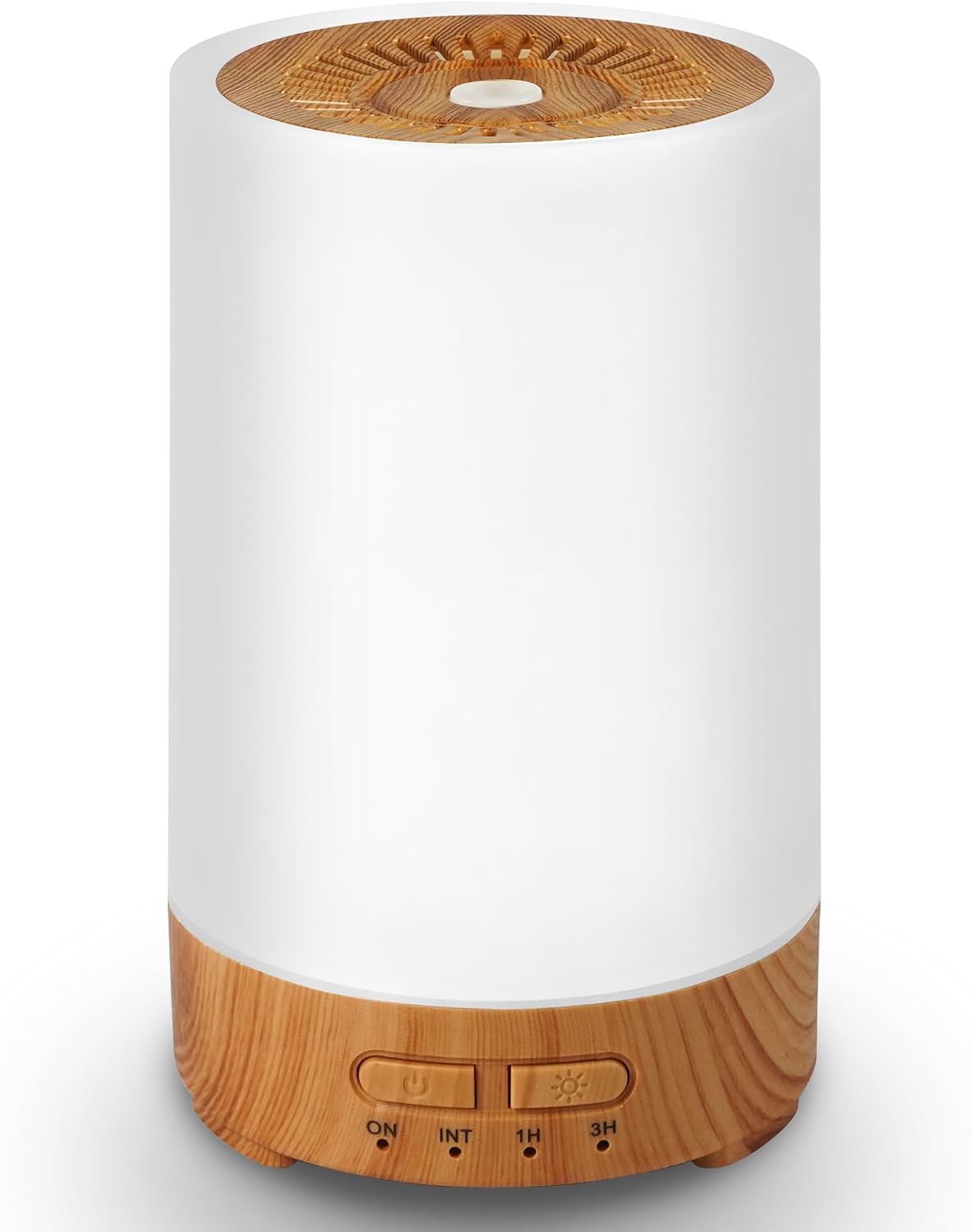 Essential Oil Diffuser, 150ML Small Portable Aromatherapy Diffuser, Home Fragrance Aroma Diffuser with 7-Color LED Light, Ultrasonic Cool Mist Humidifier/Air Revitalizer for Office, Bedroom,Yoga