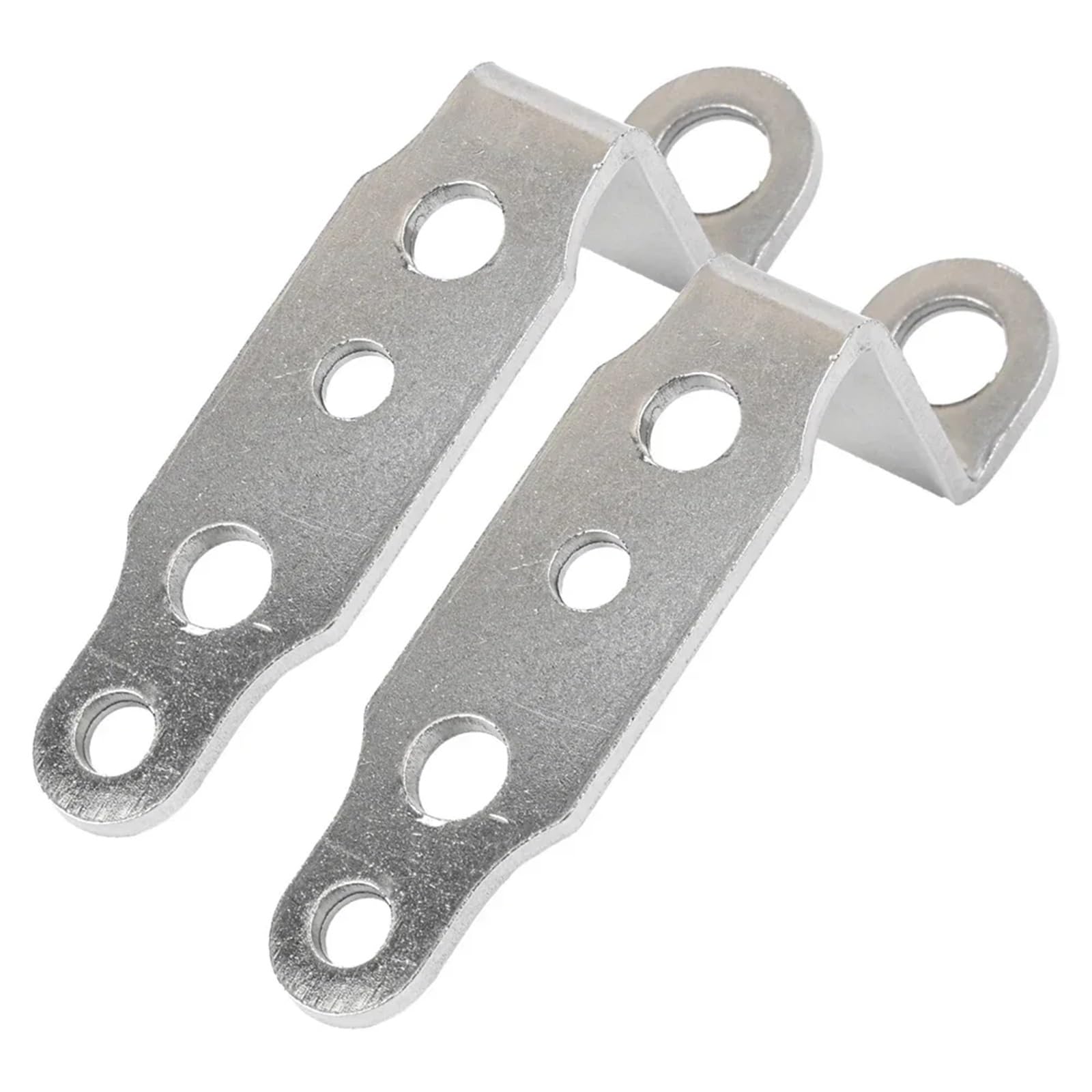 Rack Roll Cage Motorcycle Headlights Bracket Universal Scooter Modification Rearview Mirror Spotlight Aluminum Alloy Extension Support(2pcs Silver)