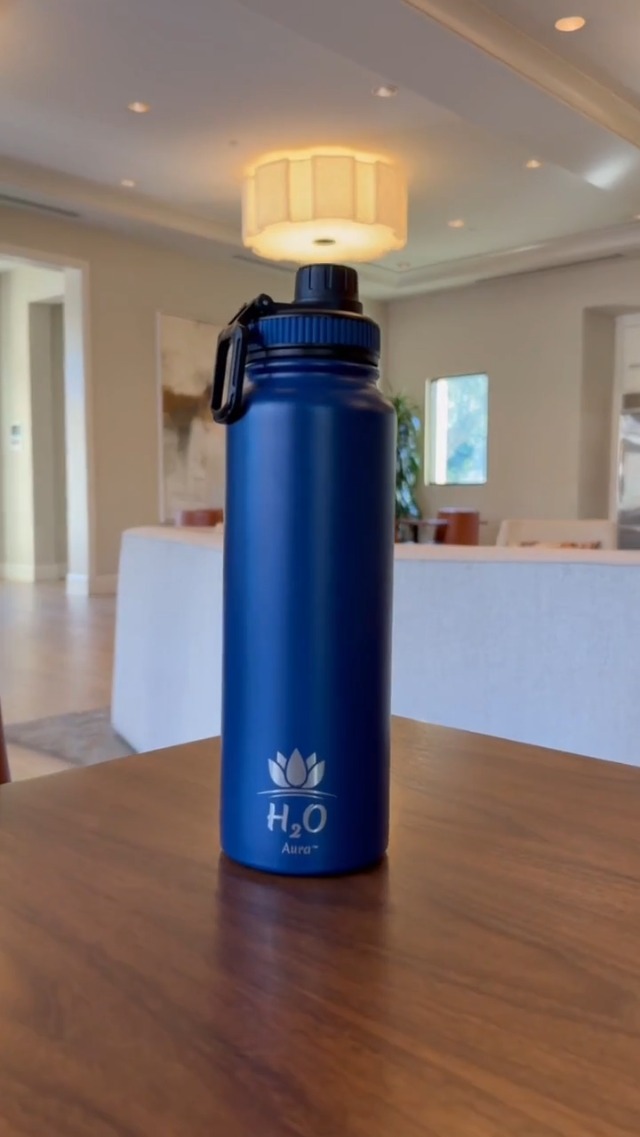Termo H2O Aura 1 Litro Azul con Filtro y Funda - Acero Inoxidable Aislamiento al Vacío miniatura 7