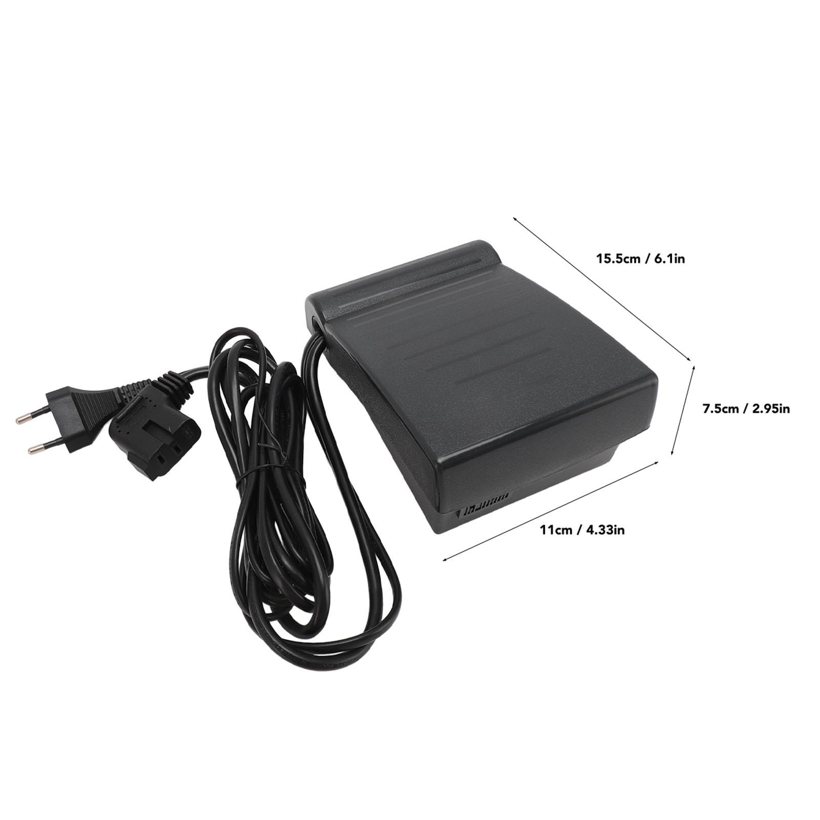 Pedal de Máquina de Coser, Pedal de Control Antideslizante para Máquina de Coser Doméstica con Cable de Alimentación de Repuesto para Select 150, 2.0, 2.2, 3.0, 3.2, 4.0, 4.2