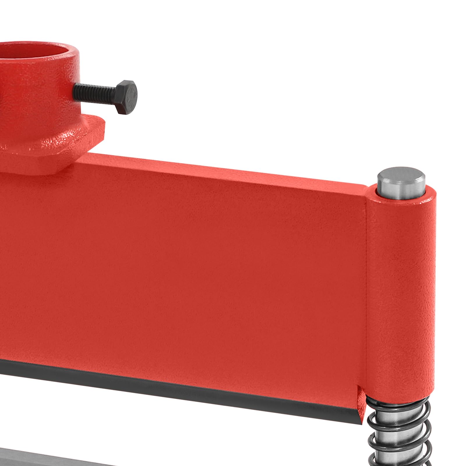 Embout de presse pliante hydraulique, presse pliante, en acier 45# pour hydraulique de 12 à 20 T, angle de flexion de 90 °, longueur de flexion de 30,5 cm et épaisseur du matériau de 0,48 cm (rouge)