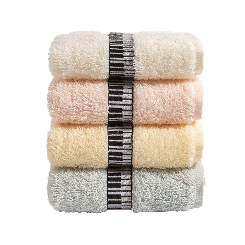 Towels Towel Cotton Embroidery Cartoon Absorbent Children's Towel Wash Face and Wipe Small Towel (Color : B Size : 5025cm) (D 50 * 25cm)