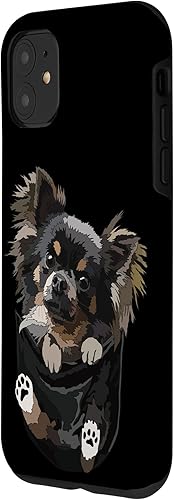 Miniatura 8 de Funda para iPhone 15 Chihuahua In Pocket Chihuahua Puppy de pelo largo para amantes de los perros