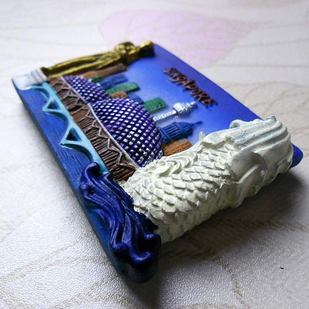 Buy 3D Glow in The Dark Singapore Fridge Magnet Tourist Souvenir Gift Collecton Home& Kitchen