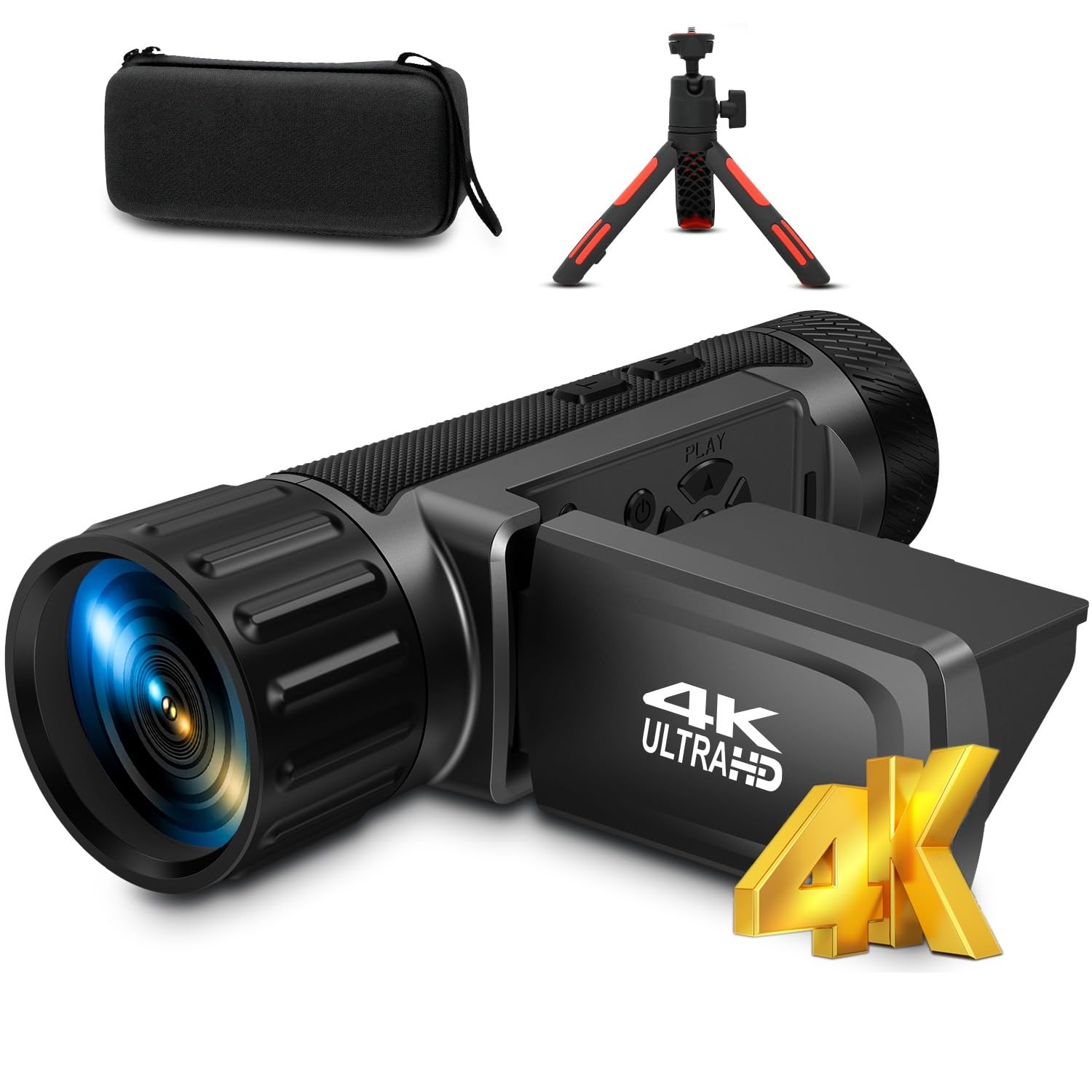 バッテリー2個 IRナイトビジョン 44MP 4Kビデオカメラ ❤️新品❤️ H-782 フルHD録画対応256GB内蔵モバイルバッテリー擬装(偽装)小型 | ビデオカメラ
