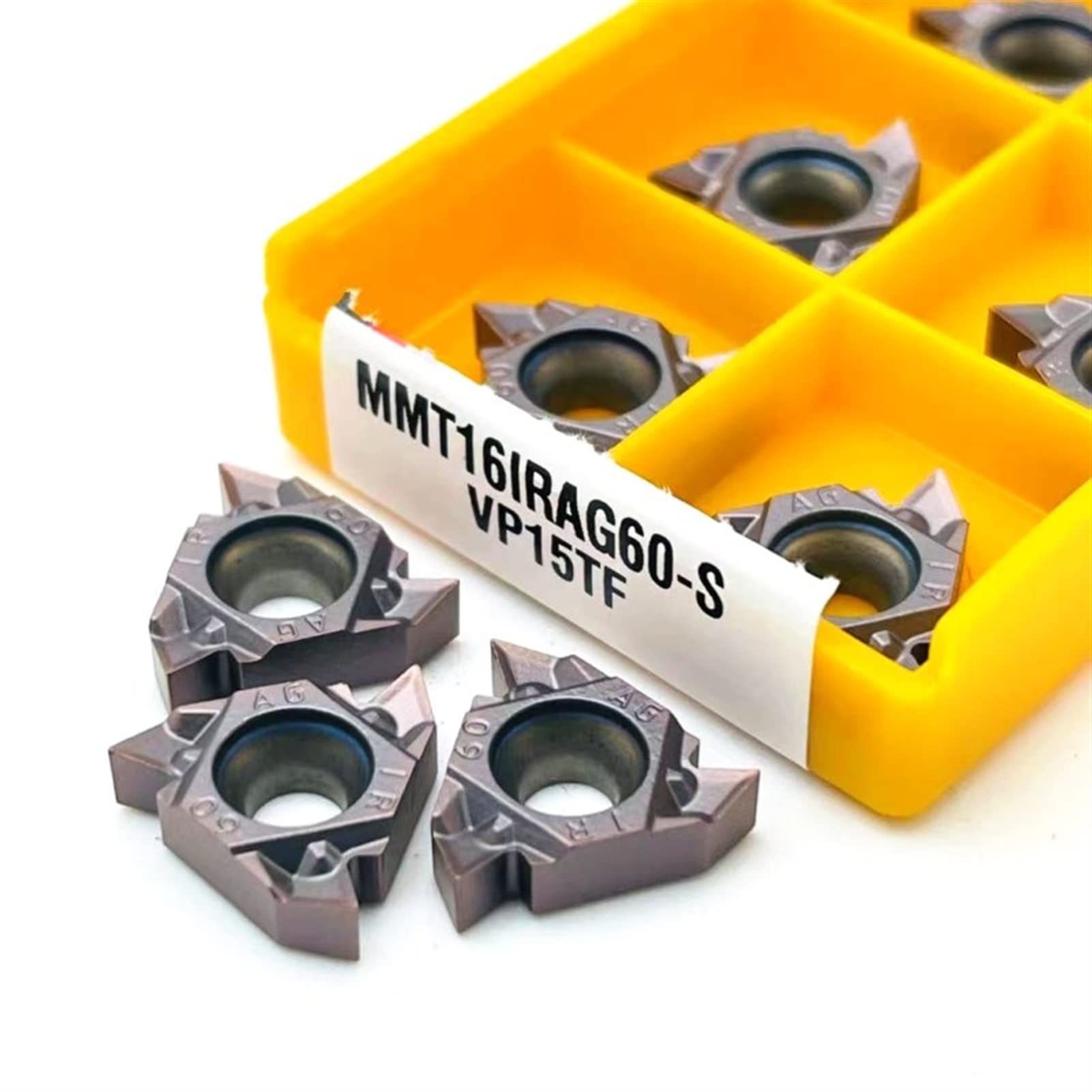 Thread Tools Carbide Cutting Tools Thread Tools TMP1105 (Size : 10PCS(1box), Color : 16IR AG60-S VP15TF)