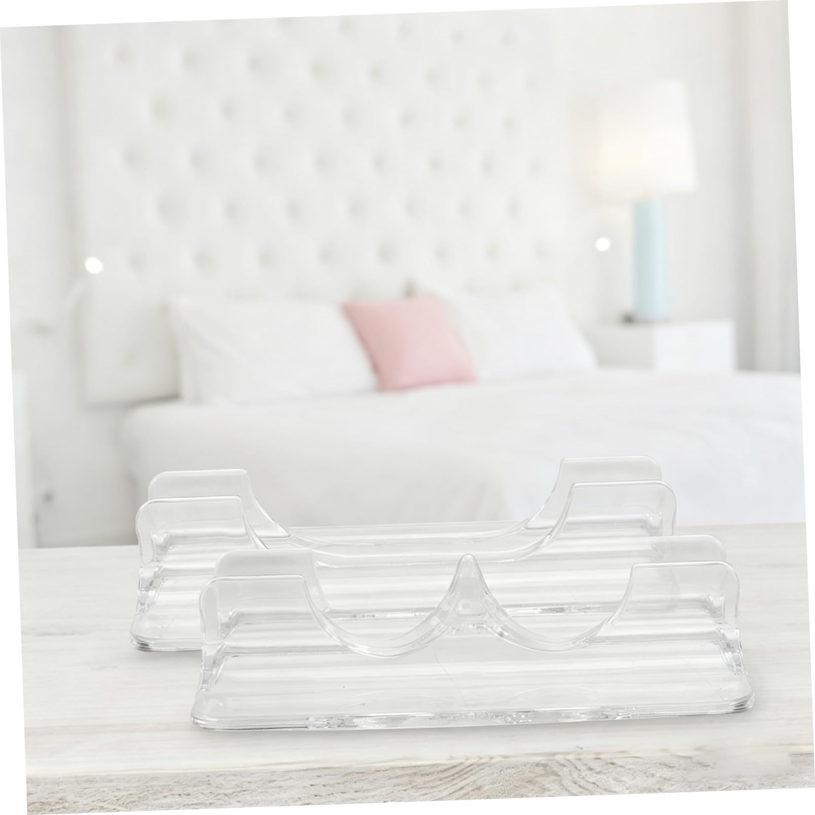 NOLITOY 10 Unidades Soporte para Patines de Hielo Acrílico Transparente