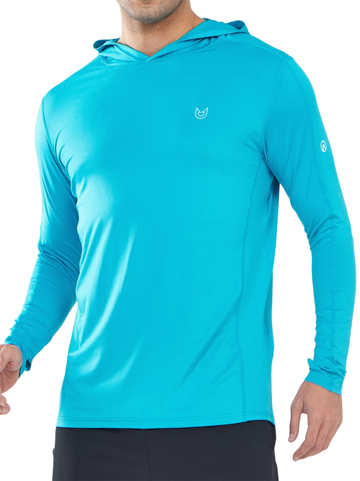 NORTHYARD Men's Sun Protection Shirt UPF 50+ Hoodie Long Sleeve Fishing Swim Rash Guard Shirts UV SPF Lightweight Running