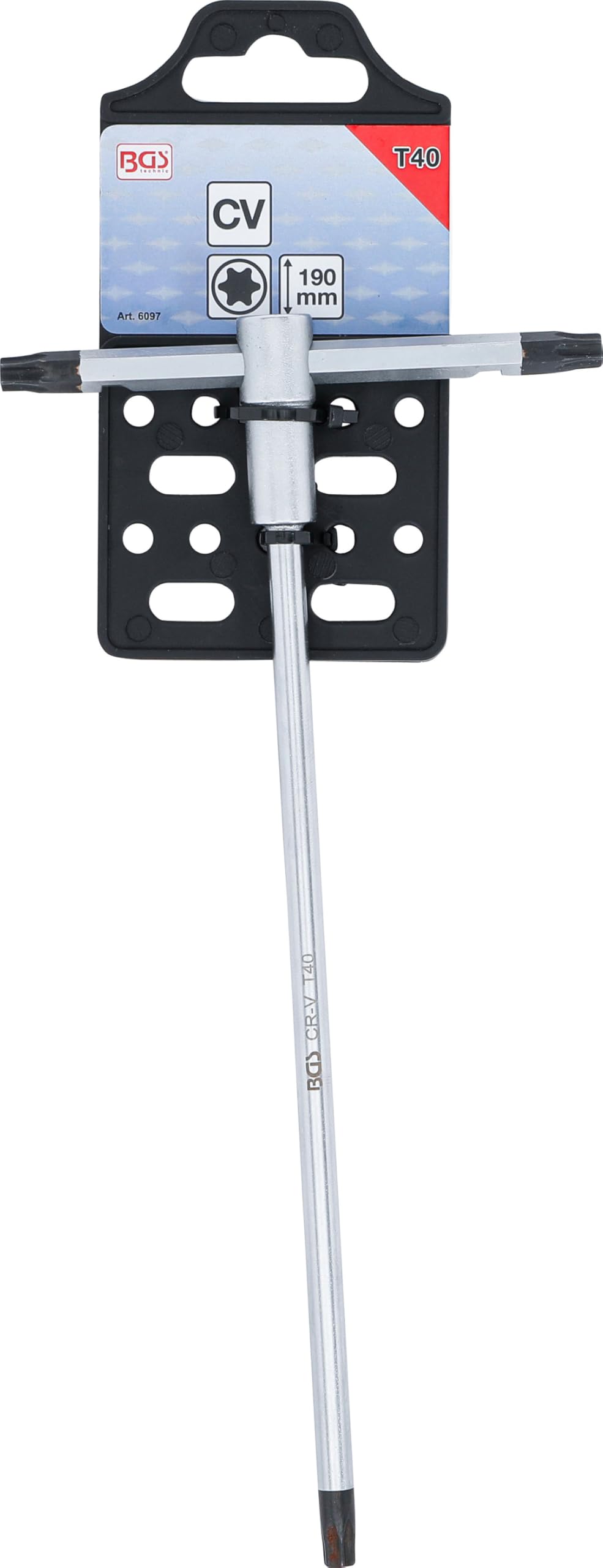 BGS 6097 | Cacciavite con impugnatura scorrevole a T | Profilo a T (per Torx) | T40