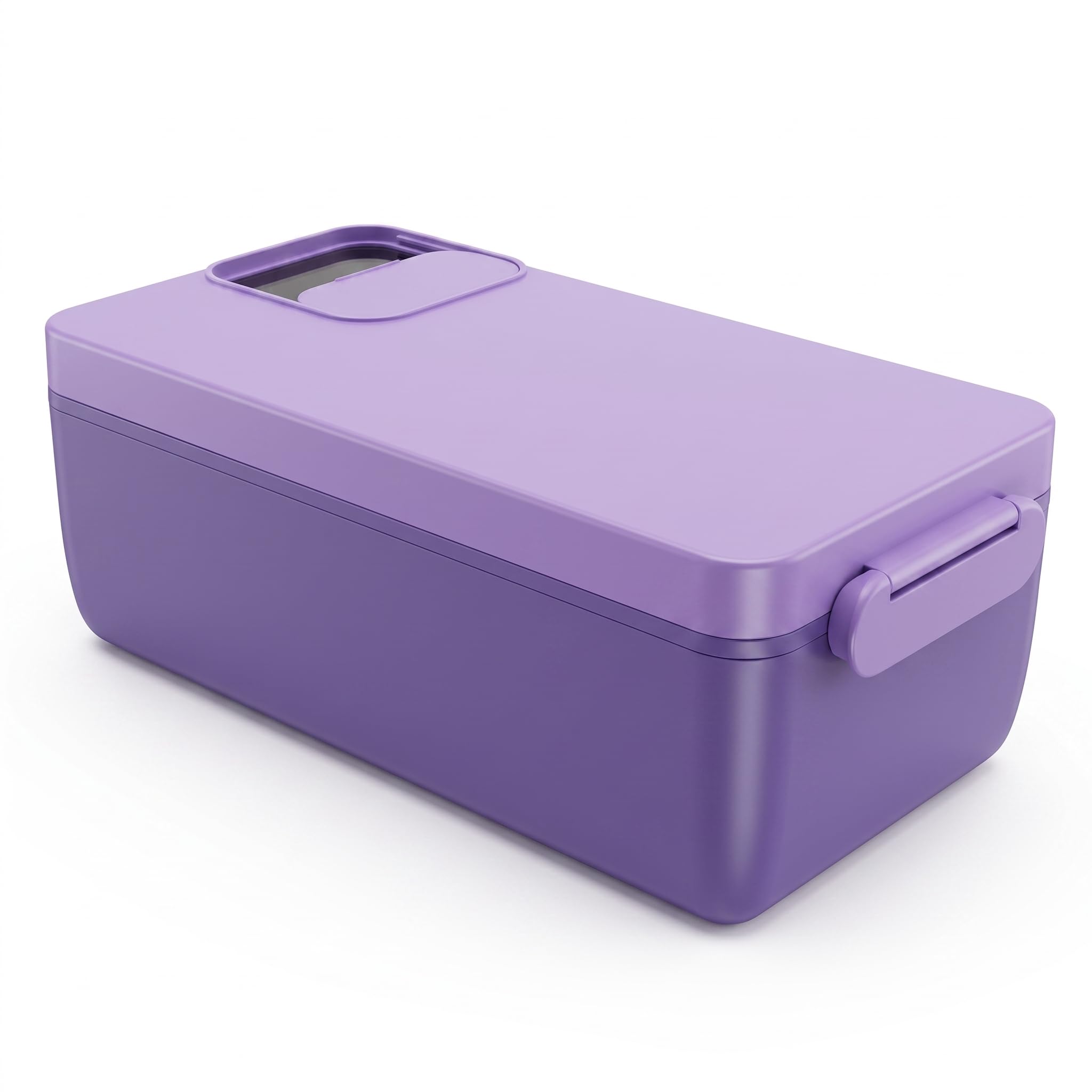 Bewinner Fiambrera eléctrica inalámbrica, 1 litro, capacidad de 1 litro, lonchera térmica inalámbrica recargable por USB, calentador de alimentos portátil, caja de autocalentamiento para exteriores,