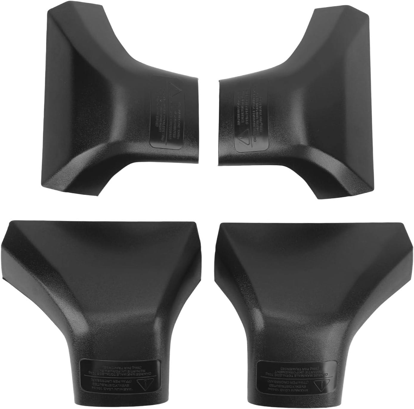 4Pcs Roof Rack Cross Bar Cover Sturdy Roof Rack Cross Bar End Cap for XLE XSE Limited Platinum 2020 to 2024