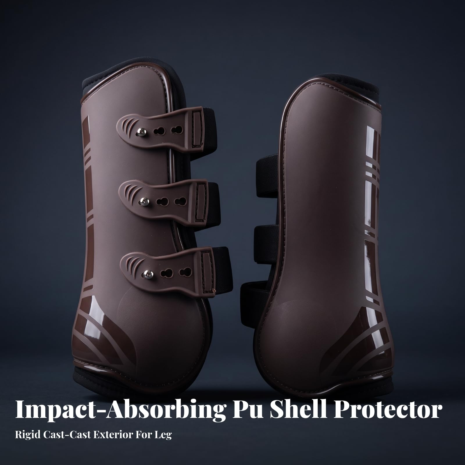 Protector Patas Caballo Resistente, White, XL-Front