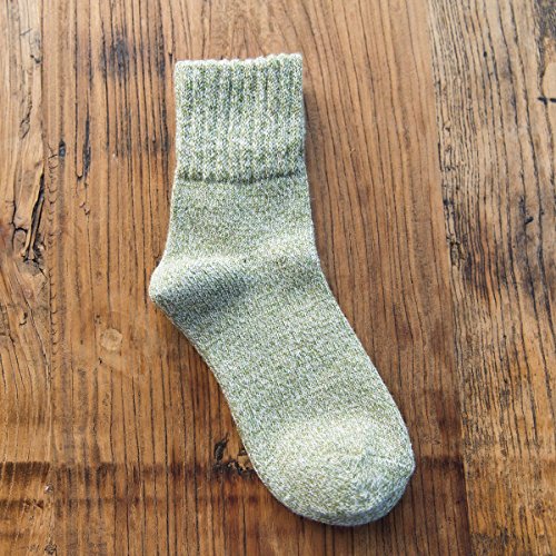 Image of JOYCA & CO. 3-5 Pairs Womens Multicolor Fashion Warm Wool Cotton Thick Winter Crew Socks