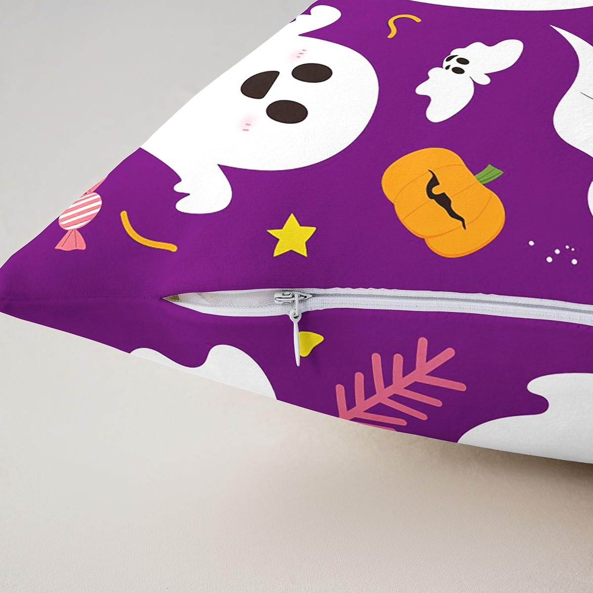 Taie d'oreiller à Motifs Housses pour Enfants décoratif, étoiles Blanc