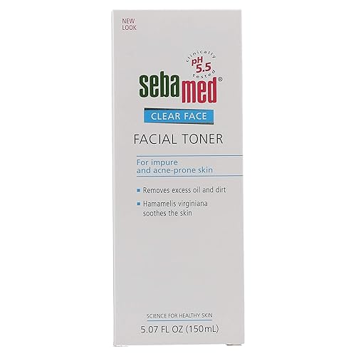 Miniatura 4 de Sebamed Clear Face - Tónico facial de limpieza profunda pH 5.5 para piel propensa al acné, limpia profundamente los poros e hidrata, elimina el