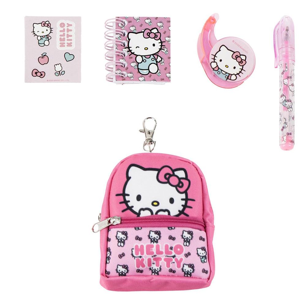 Cerda Unisex Rose Mini Backpack Set Hello Kitty
