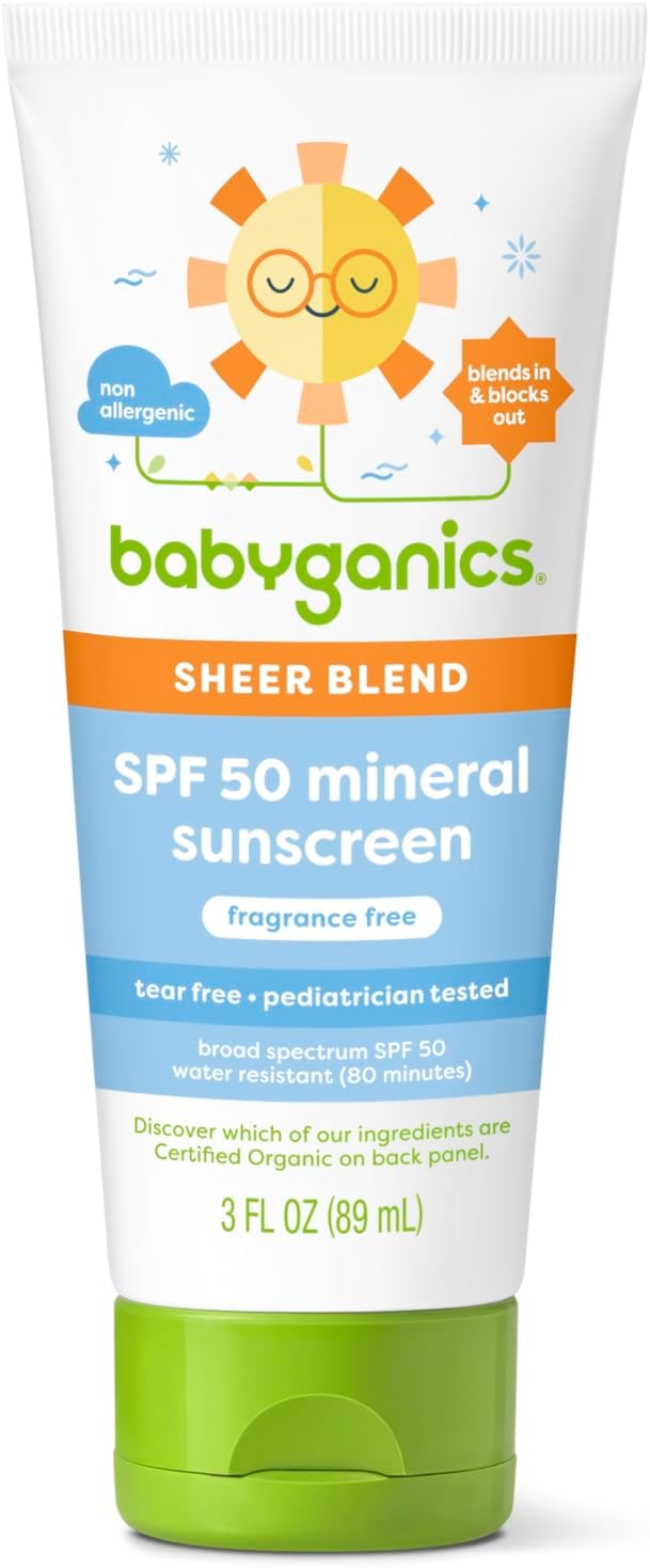 Babyganics SPF 50 Mineral Sunscreen Lotion