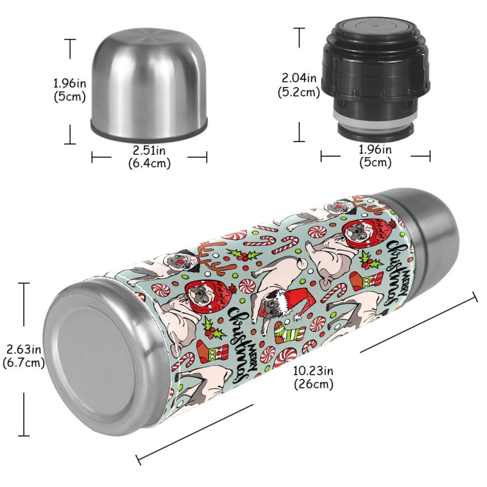 Gourde En Acier Inoxydable | 500ml Bouteille Acier Inoxydable | Tasse