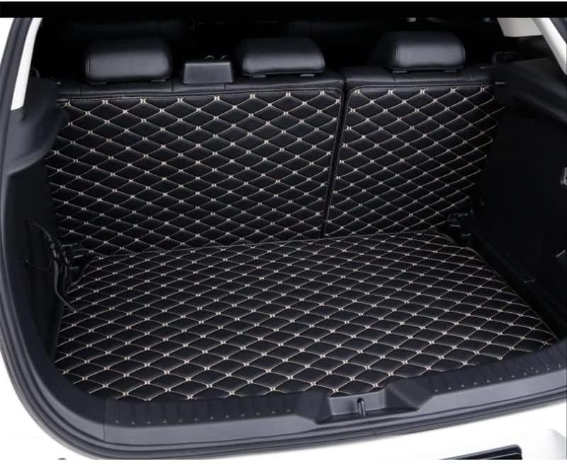 AutoZing7D Luxury Car Trunk Mat/Dicky/Boot Mat for Maruti Suzuki Invicto (Model Year 2023 Onwards)|Full Dicky Coverage | PU Leatherrete | 7 Layer Protection | Anti Skid |Car Accessories -Black