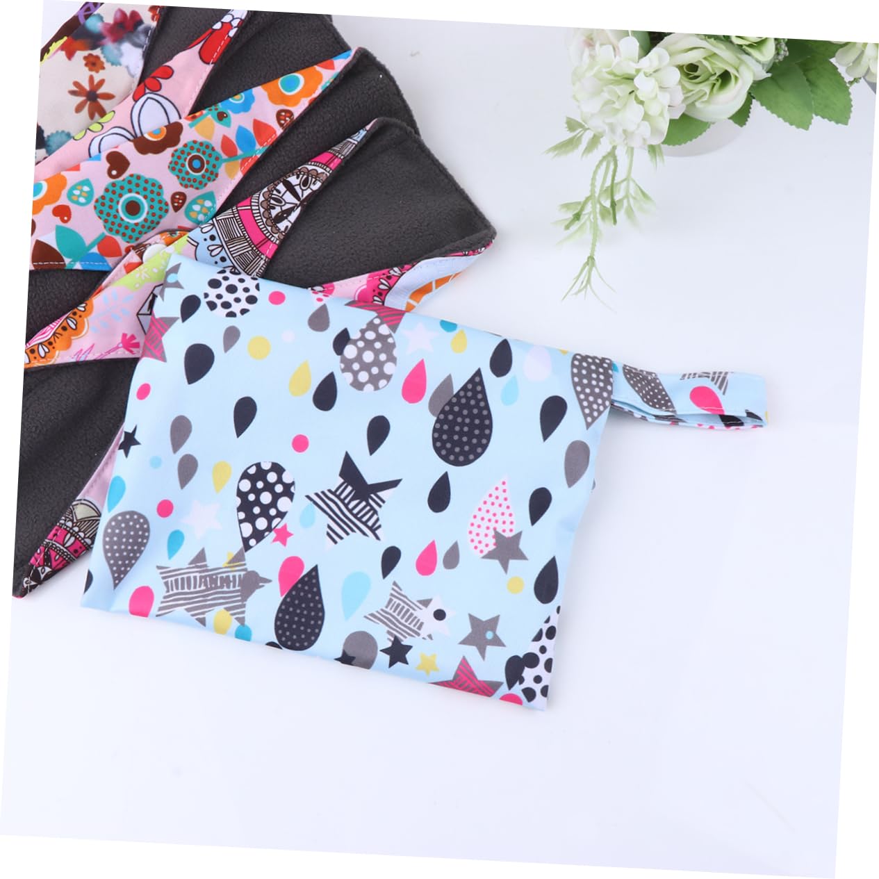 Healvian 8pezzi Assorbenti Donna Igienici Lavabili in Cotone Traspiranti Riutilizzabili Resistenti e Sicuri Ecologici con Design Pratico Facile da Pulire e Piegare per Ciclo Mestruale