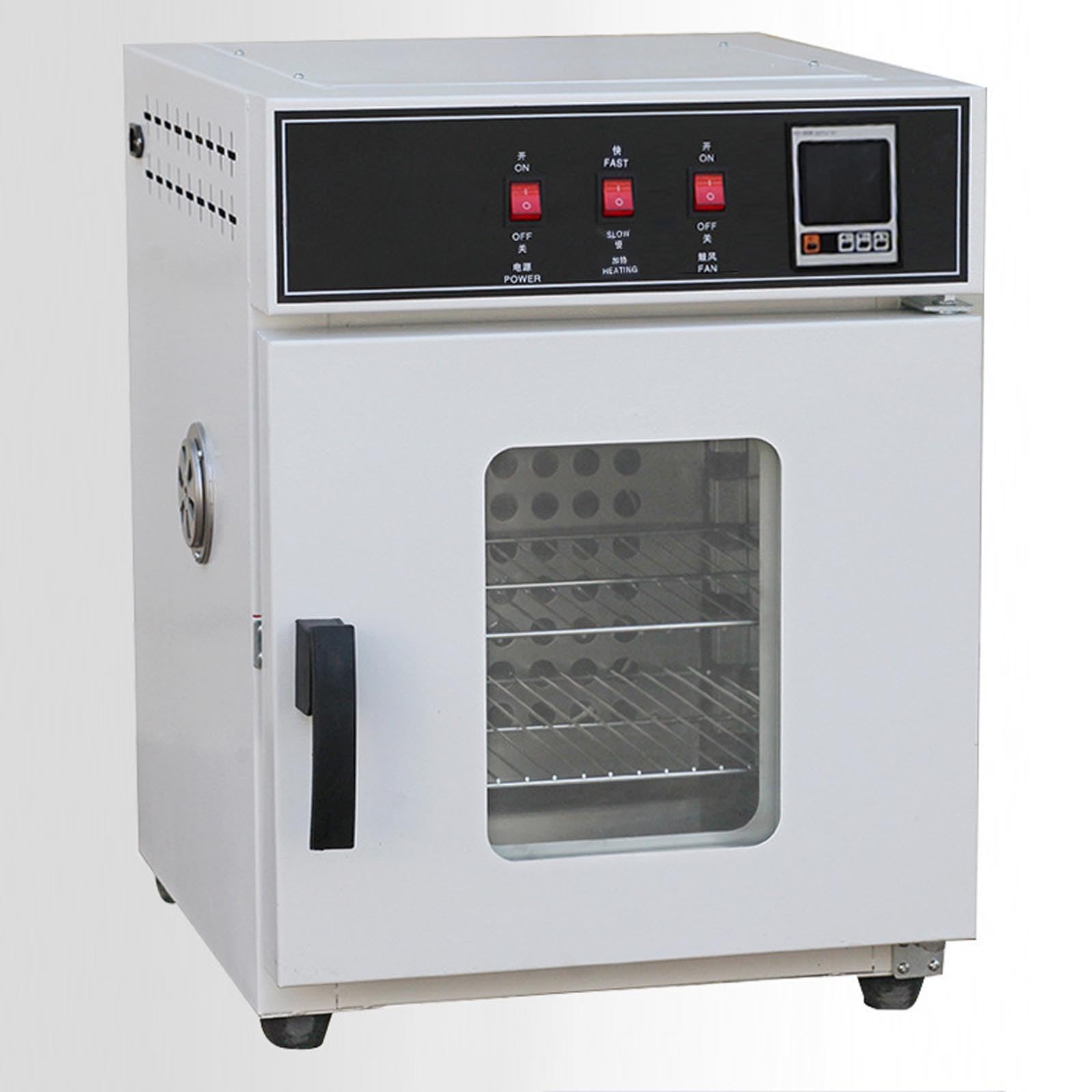 Piec suszący z nadmuchem o stałej temperaturze, wykonany ze stali nierdzewnej, z timerem i regulacją temperatury, inteligentny suszarniczy elektromechaniczny cyfrowy wyśw white Galvanized inner liner