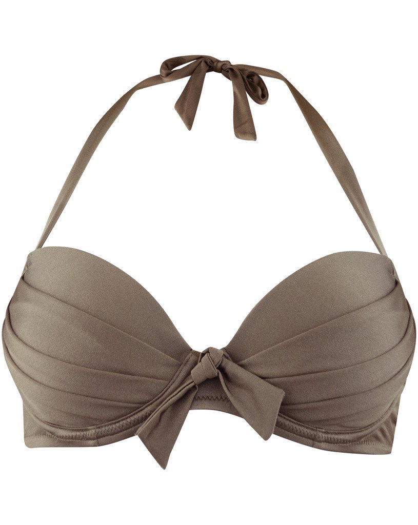 Pour Moi? Women's 1128 Azure Halterneck Bikini Top, Grey (Stardust),30D