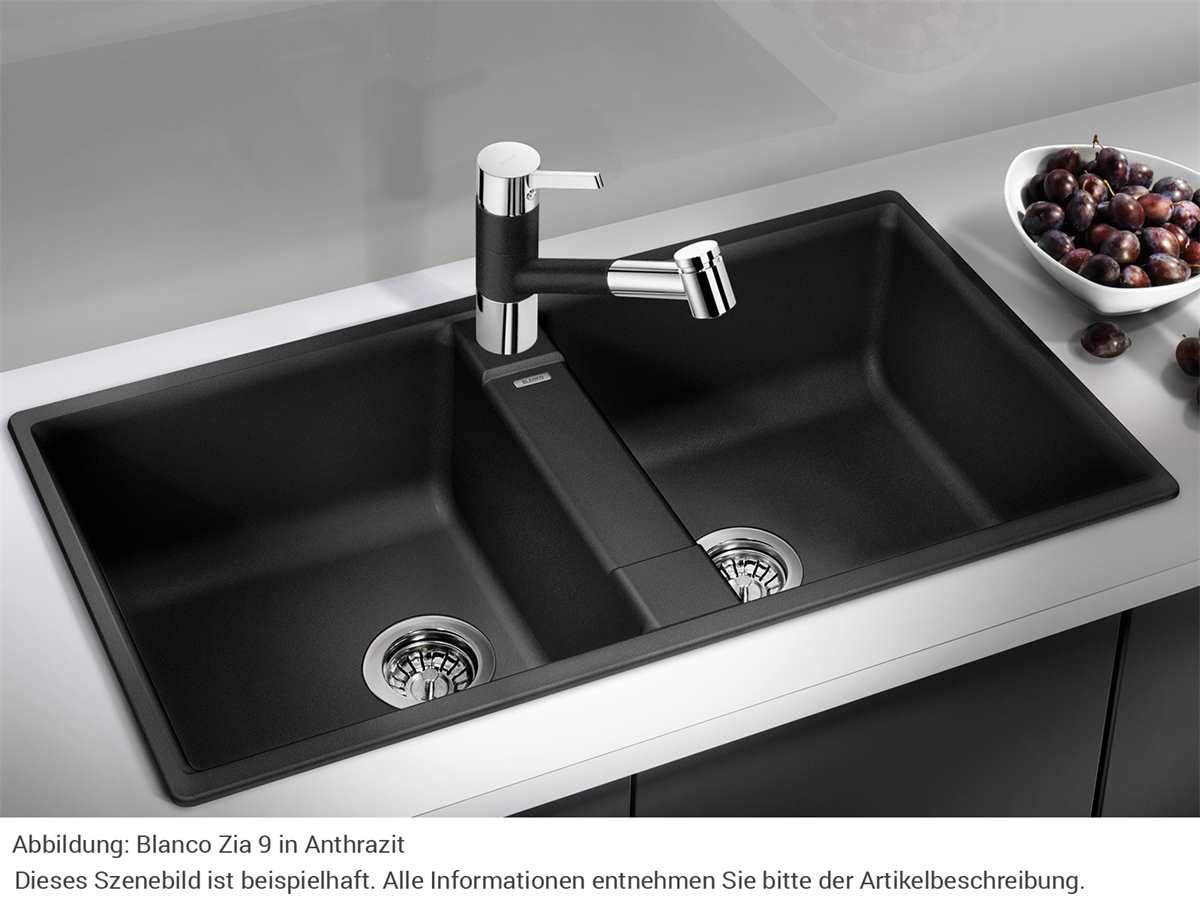 BLANCO 516679 Küchenspüle Zia 9, Silgranit PuraDur, Jasmin