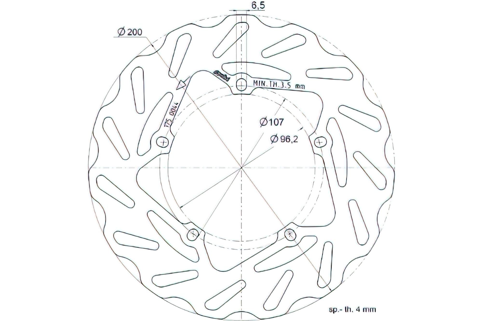 DISCO FRENO PIAGGIO ZIP SP-VESPA