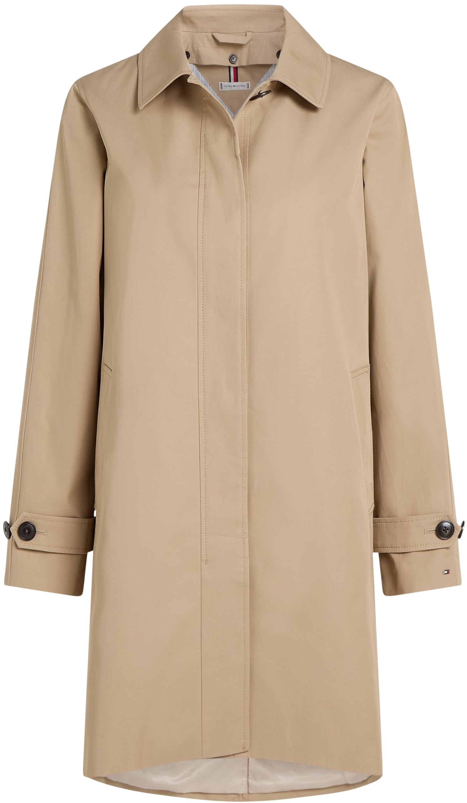 Tommy Hilfiger Donna Trench 2 in 1 Detachable Chiusura con Bottoni