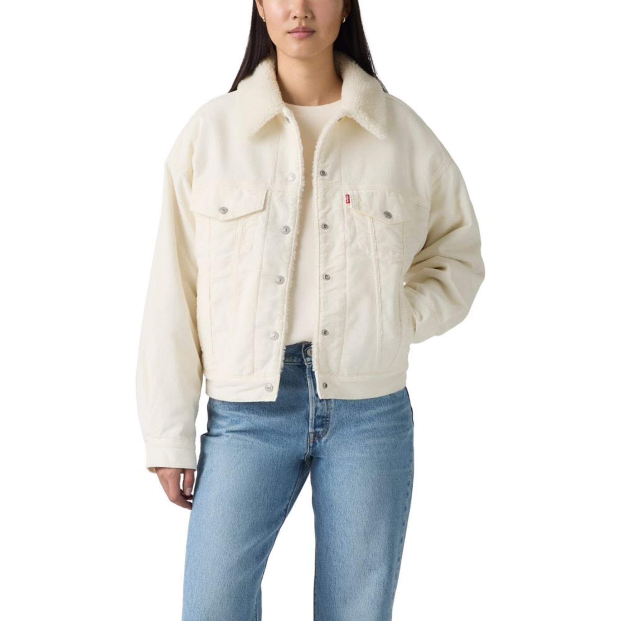 

                                                    Levi's Women's 90s Sherpa Trucker Jacket (Standard