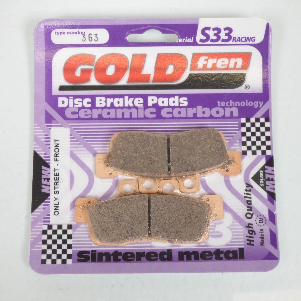 Plaquette de frein Gold Fren pour Yamaha 125 Cygnus X 2007-2010 AVG