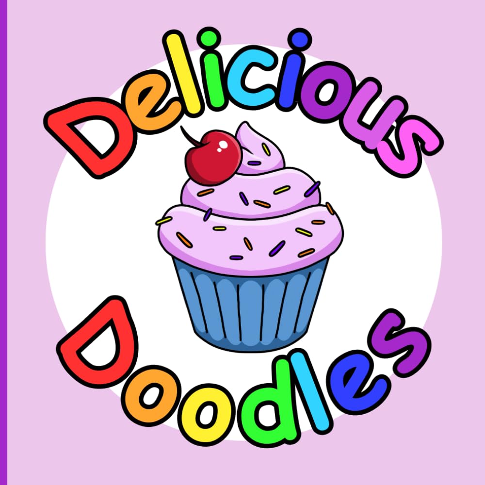 Delicious Doodles: Food Themed Colouring Book