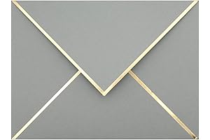 A7 Grey Envelopes: Foil-Edged Luxury for Memorable Mail